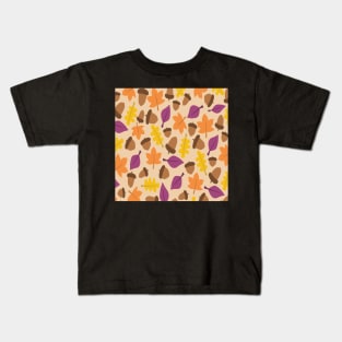 Acorn Pattern Kids T-Shirt